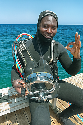 Servicio de buceo profesional