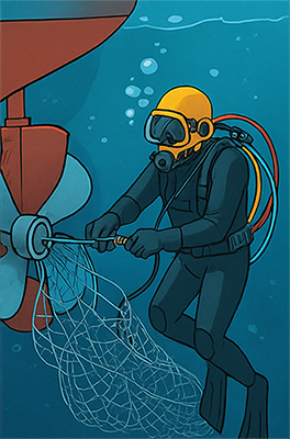 Servicio de buceo profesional